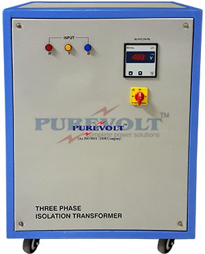 three phase isolation transformer