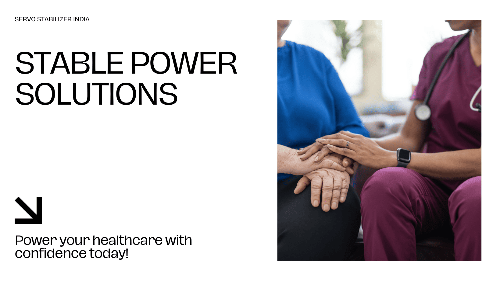 The feature image showcases a patient and a doctor.