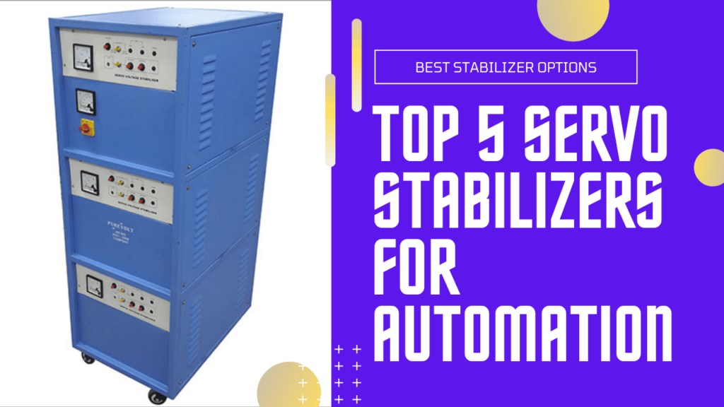 Top Servo Stabilizer for Industrial Automation