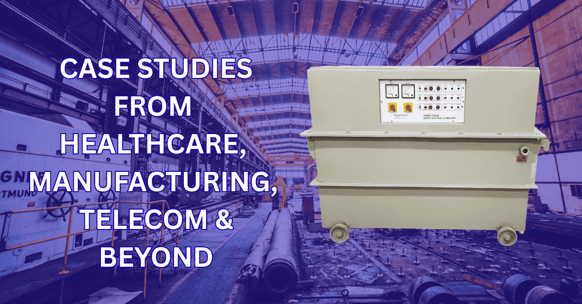 Feature image showing servo stabilizer